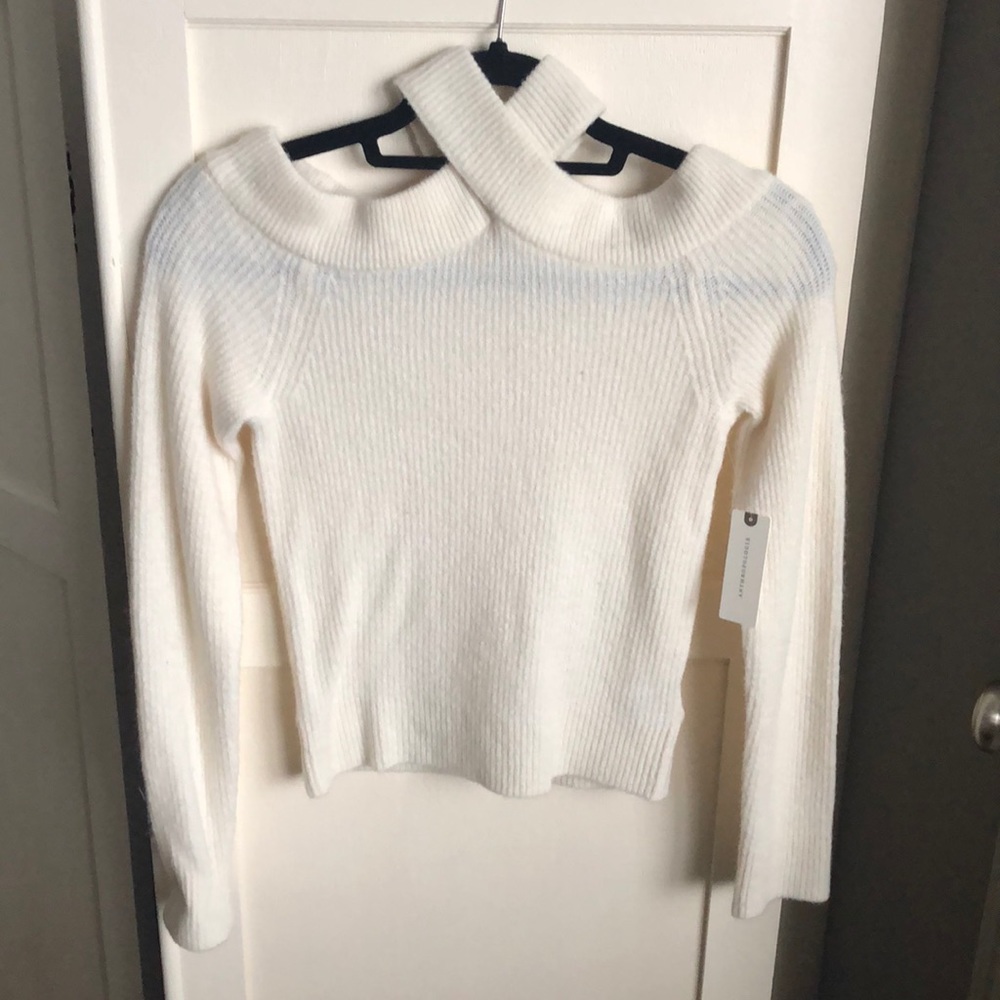 Criss cross sweater